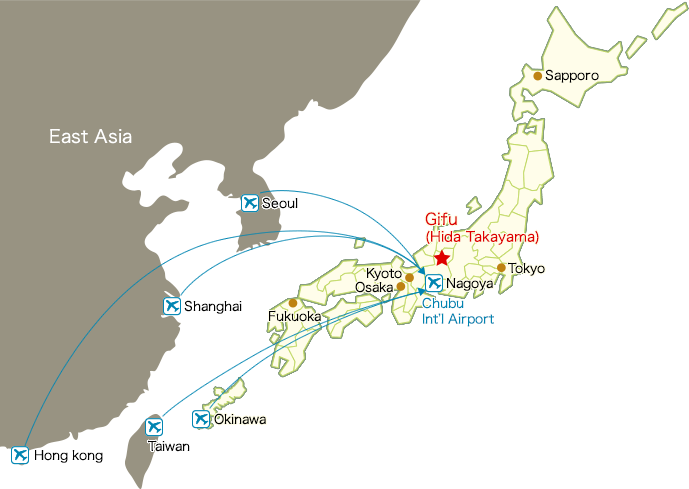 Japan map